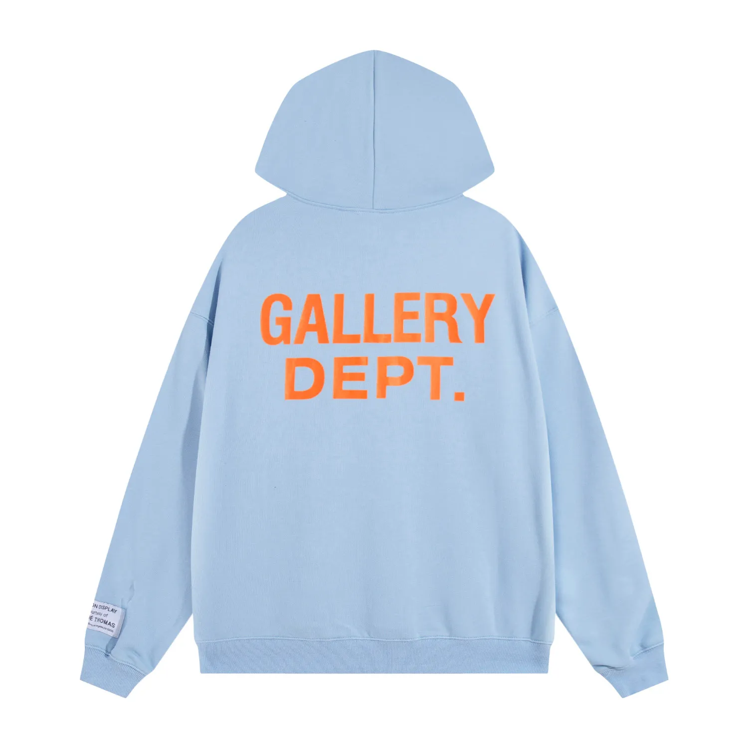 801#Gallery Dept new color matching classic letter slogan logo printed casual all-match hoodie hooded sweatshirt black printed khaki orange royal blue light blue yellow black printed black S~XL p180